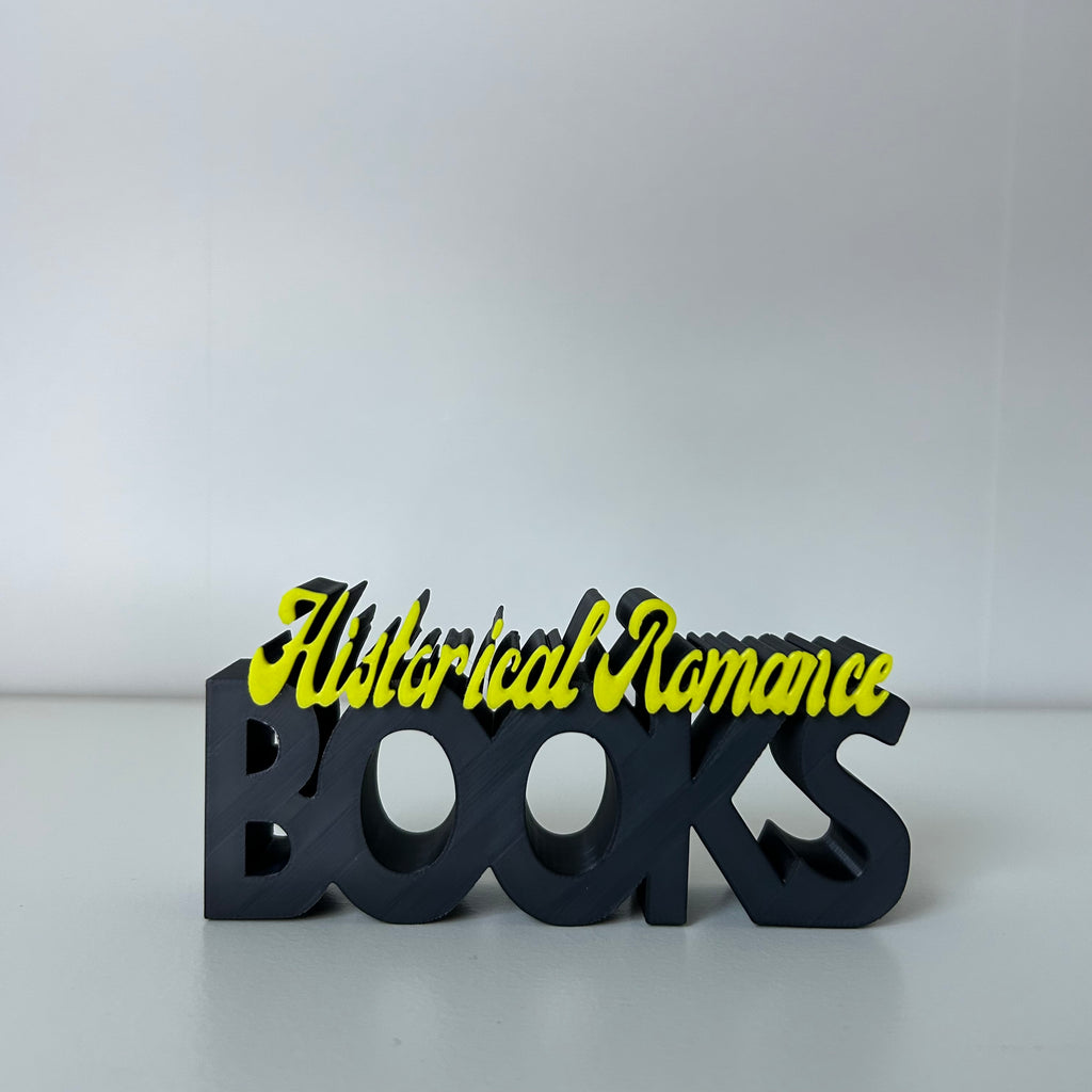 Word Art 'Historical Romance Books'