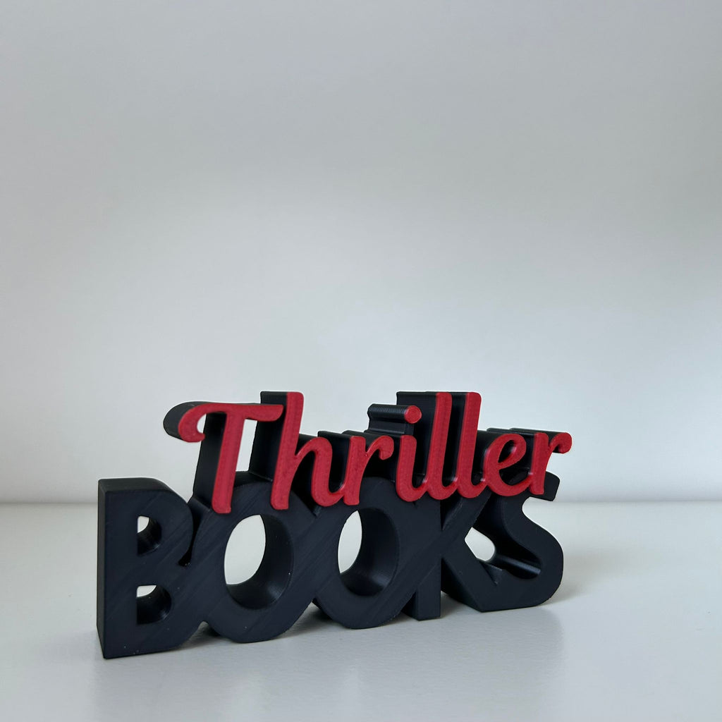 Word Art 'Thriller Books'