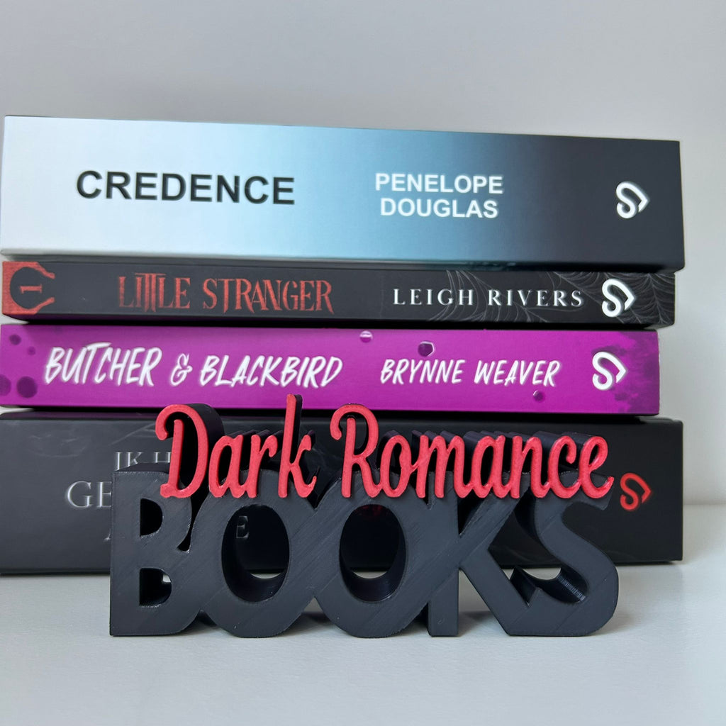 Word Art 'Dark Romance Books'