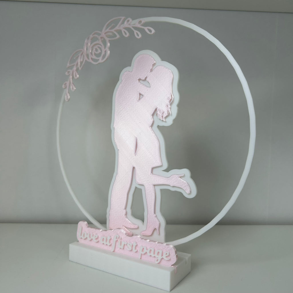 Love at First Page - Romantisch Decoratief Beeld