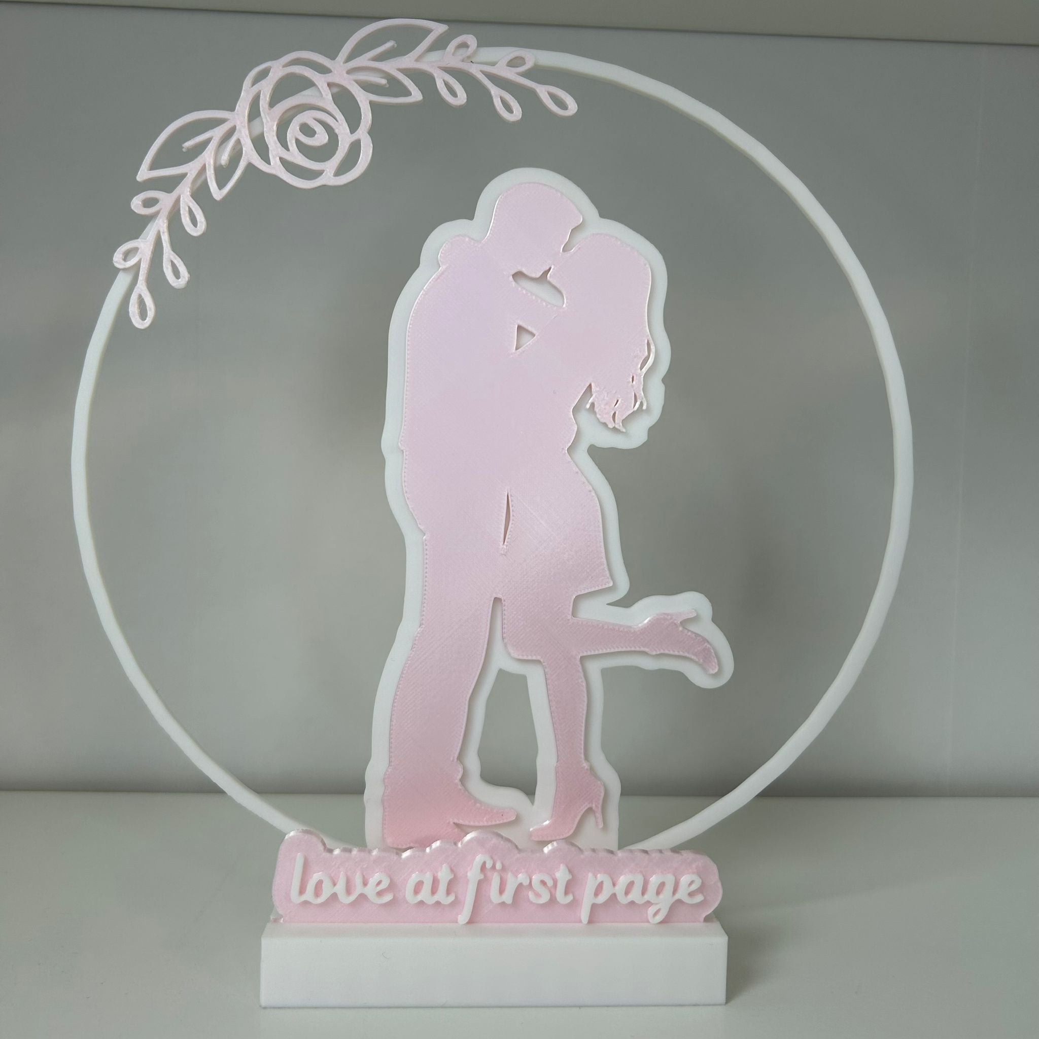 Love at First Page - Romantisch Decoratief Beeld