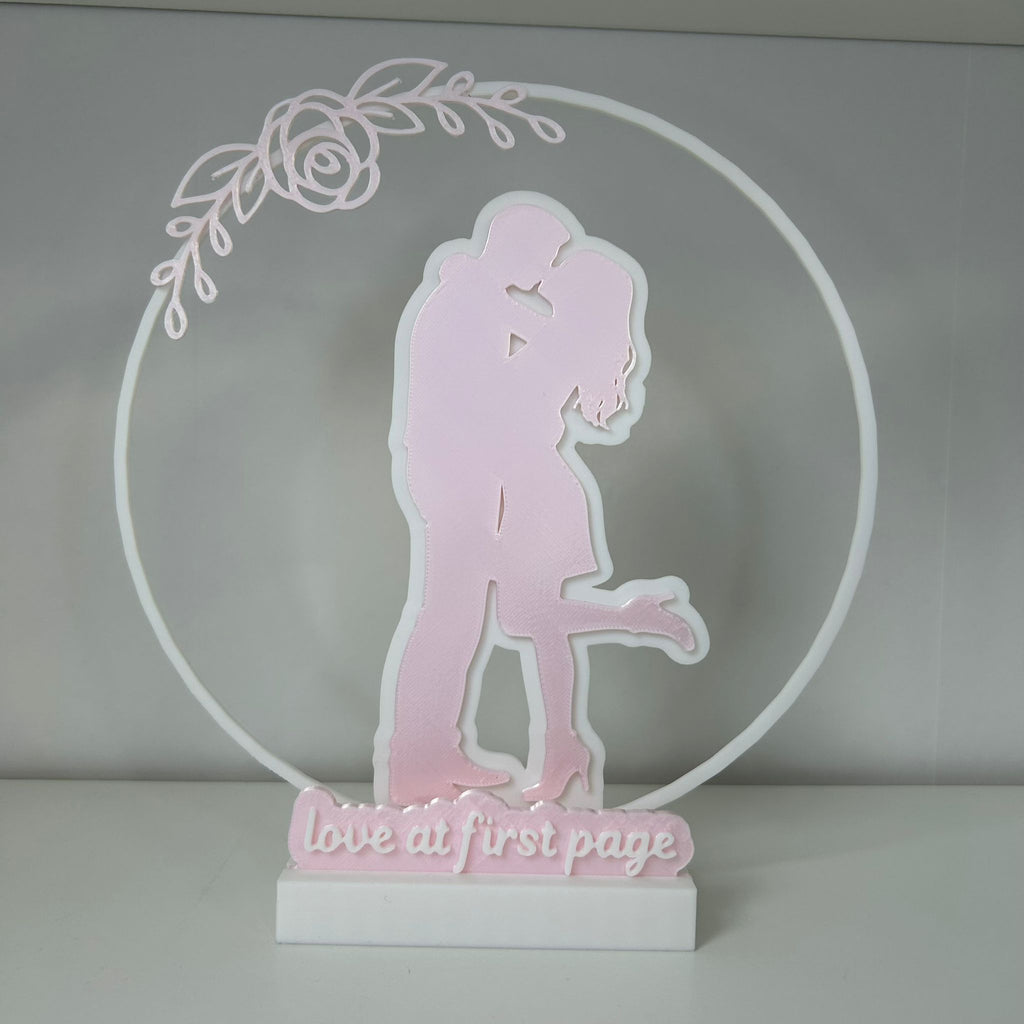 Love at First Page - Romantisch Decoratief Beeld