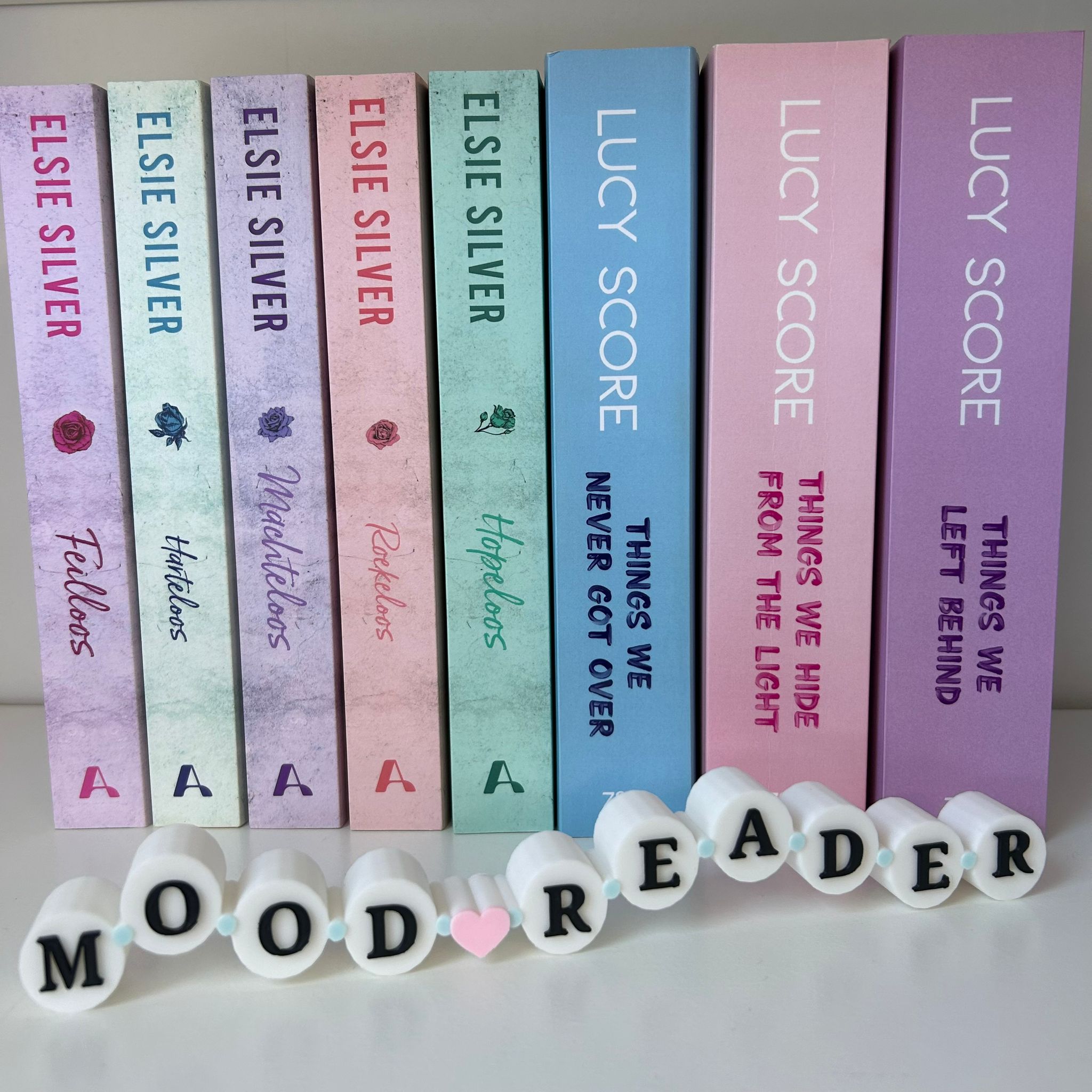 Mood Reader - Friendship Bracelet bookshelf sign