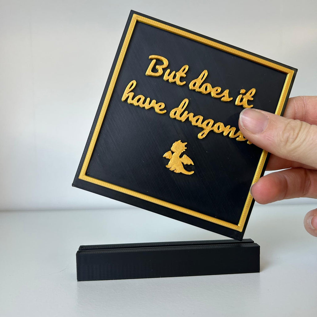 But does it have dragons? - Fantasy bookshelf decor