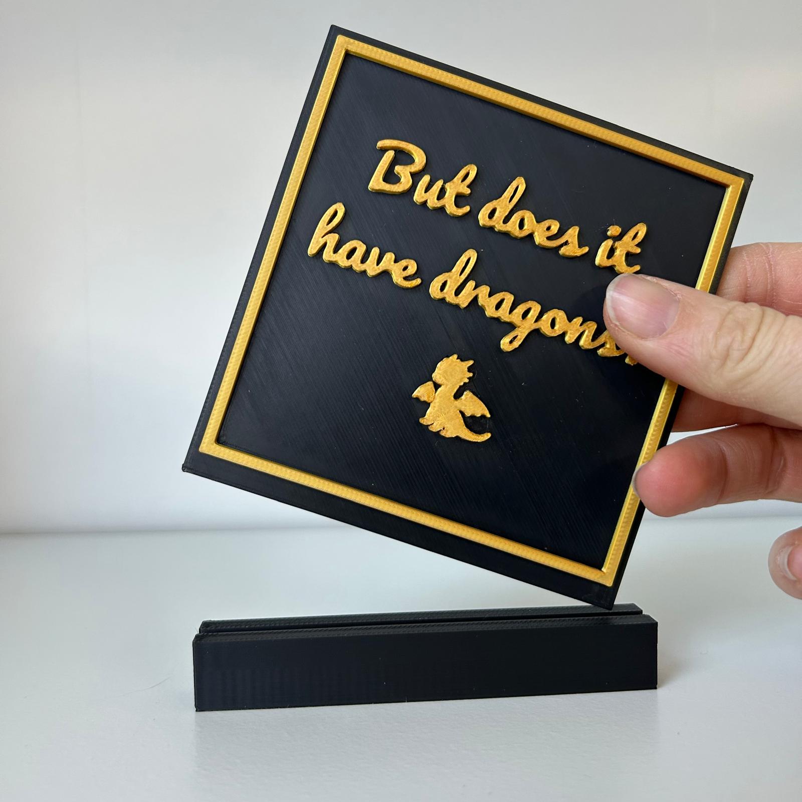 But does it have dragons? - Fantasy bookshelf decor