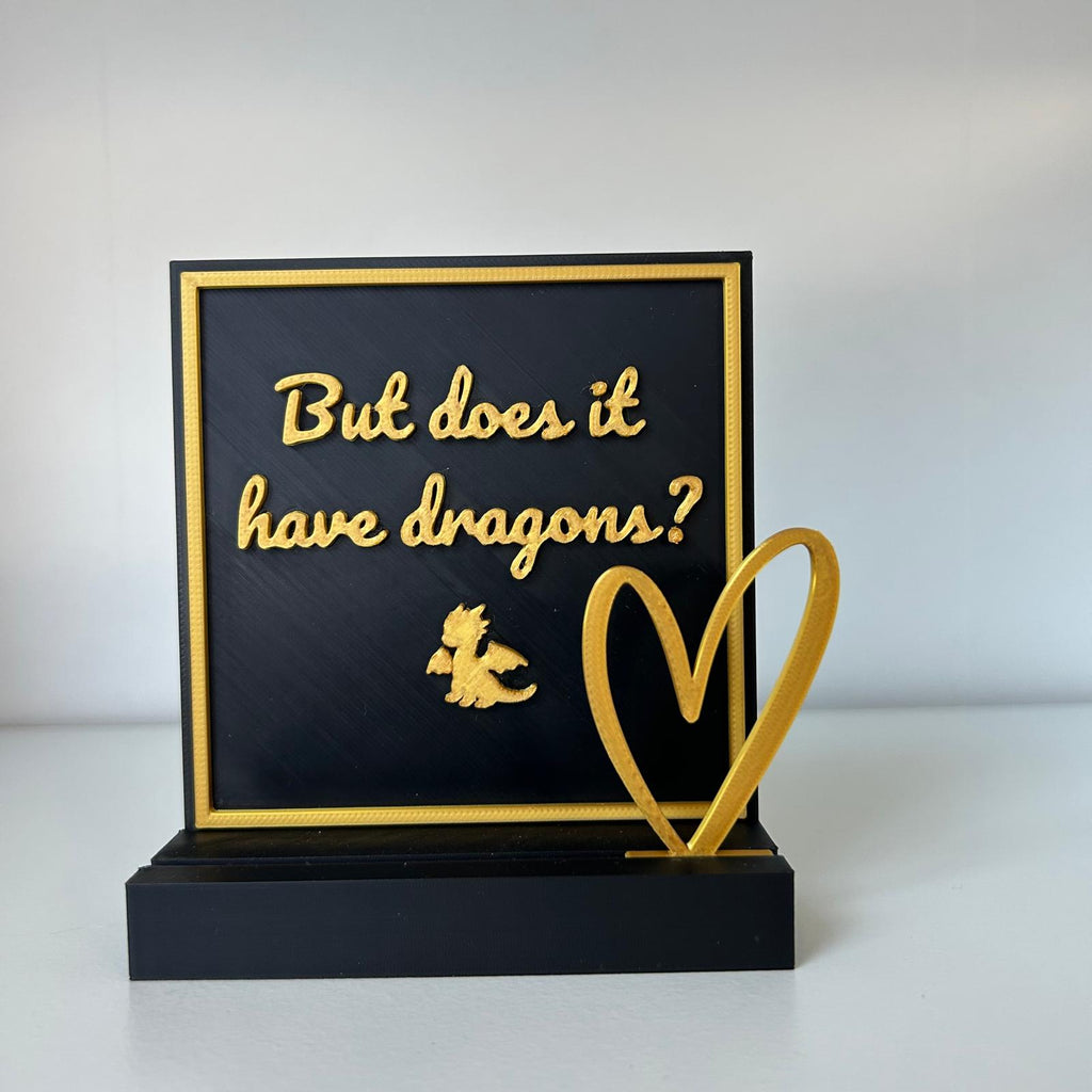 But does it have dragons? - Fantasy bookshelf decor