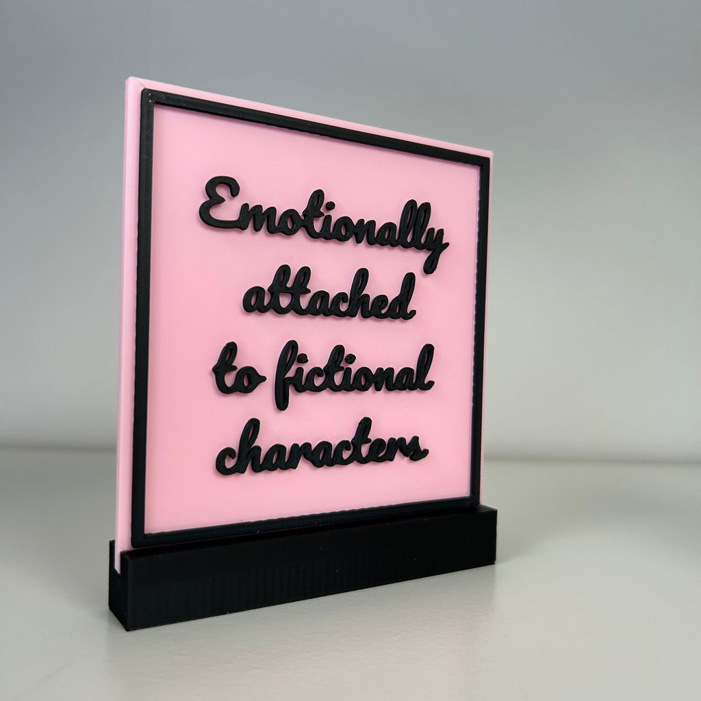 Emotionally Attached to Fictional Characters | Bookish shelf decor