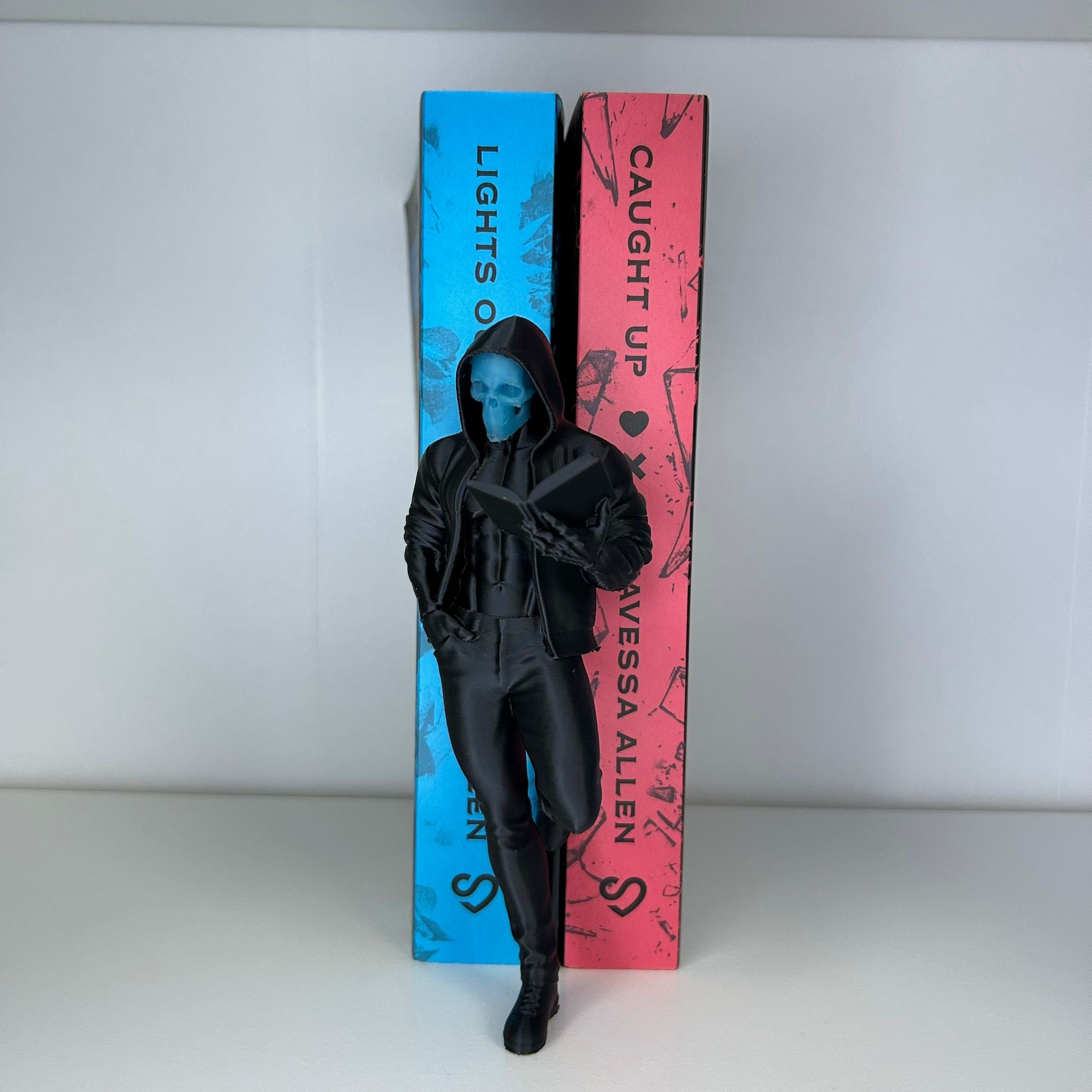 Dark Romance reader - Bookshelf decor