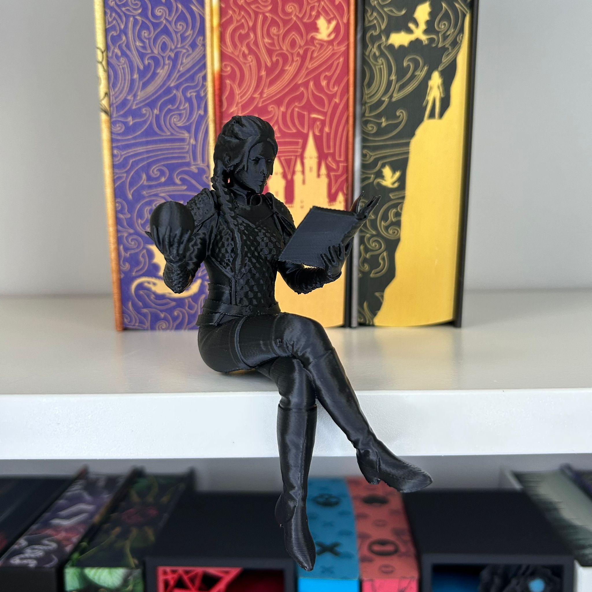 Dragon Rider Bookshelf Figures – Violet & Xaden inspired