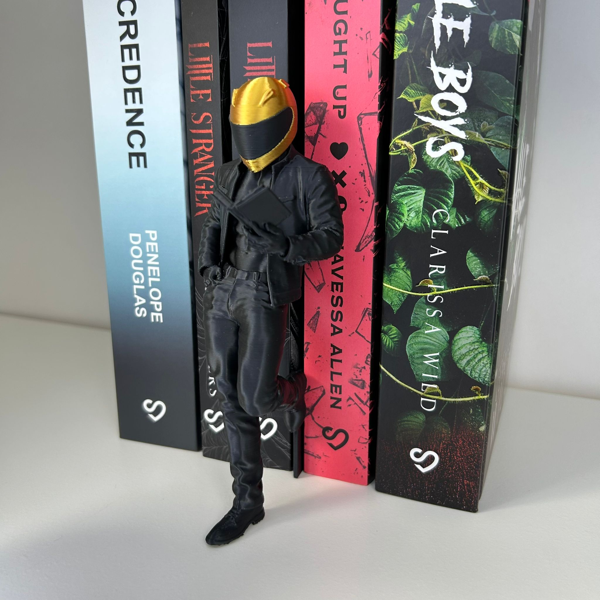 Biker Reader Bookshelf Decor – Dark Romance Biker Bookish Decor – Biker Romance Word Art