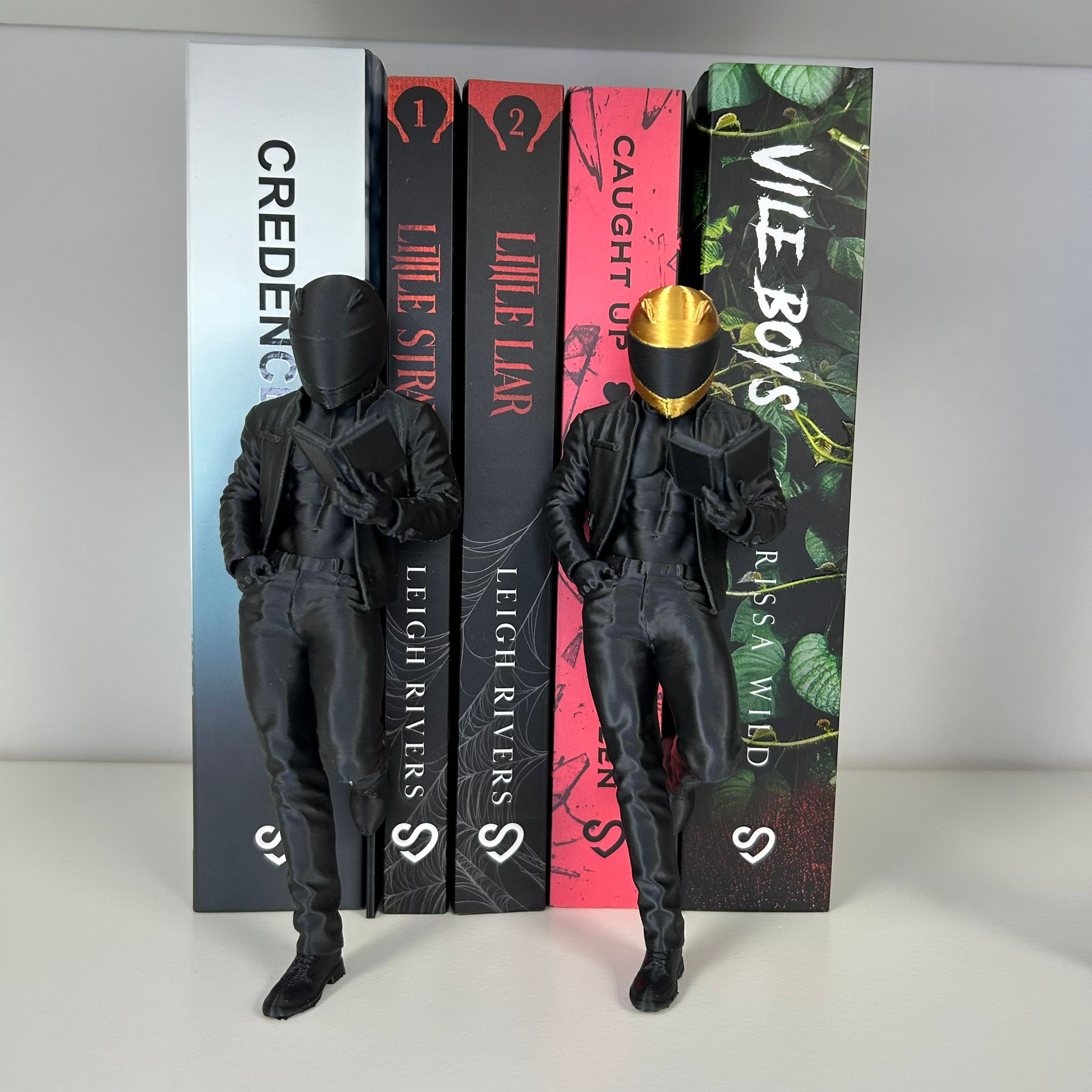 Biker Reader Bookshelf Decor – Dark Romance Biker Bookish Decor – Biker Romance Word Art