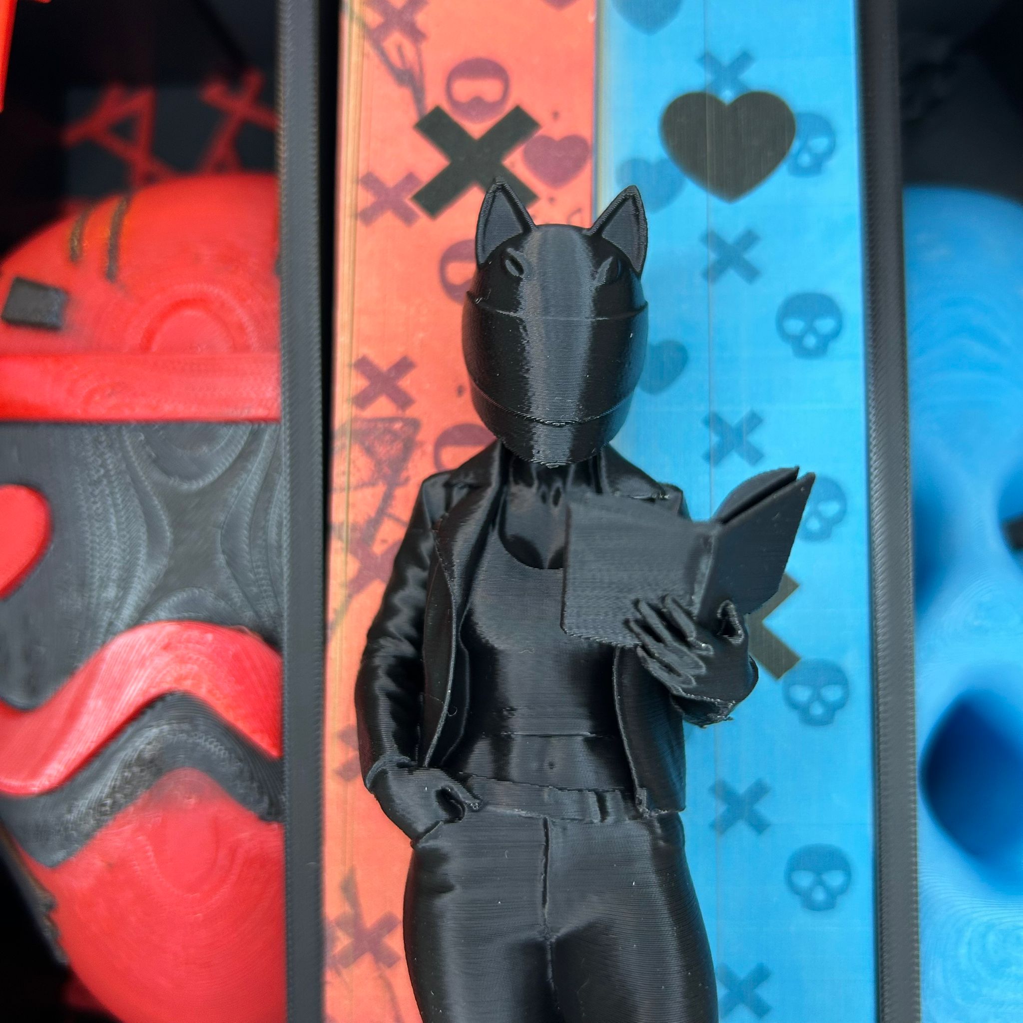 Lady Biker Bookshelf Figure – Biker Girl Book Nook Decor