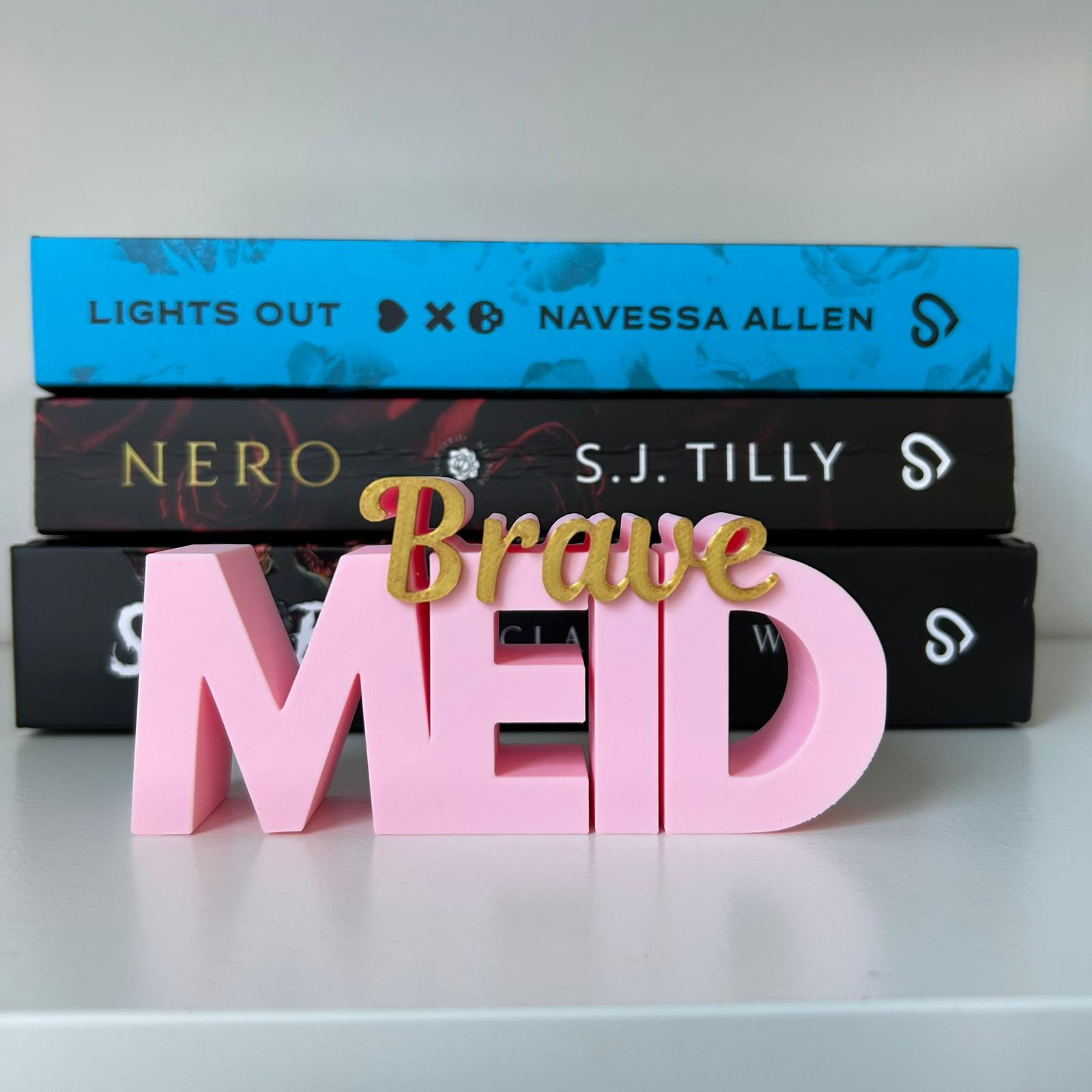 Word Art - Brave meid