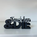 Word Art - Touch her & Die