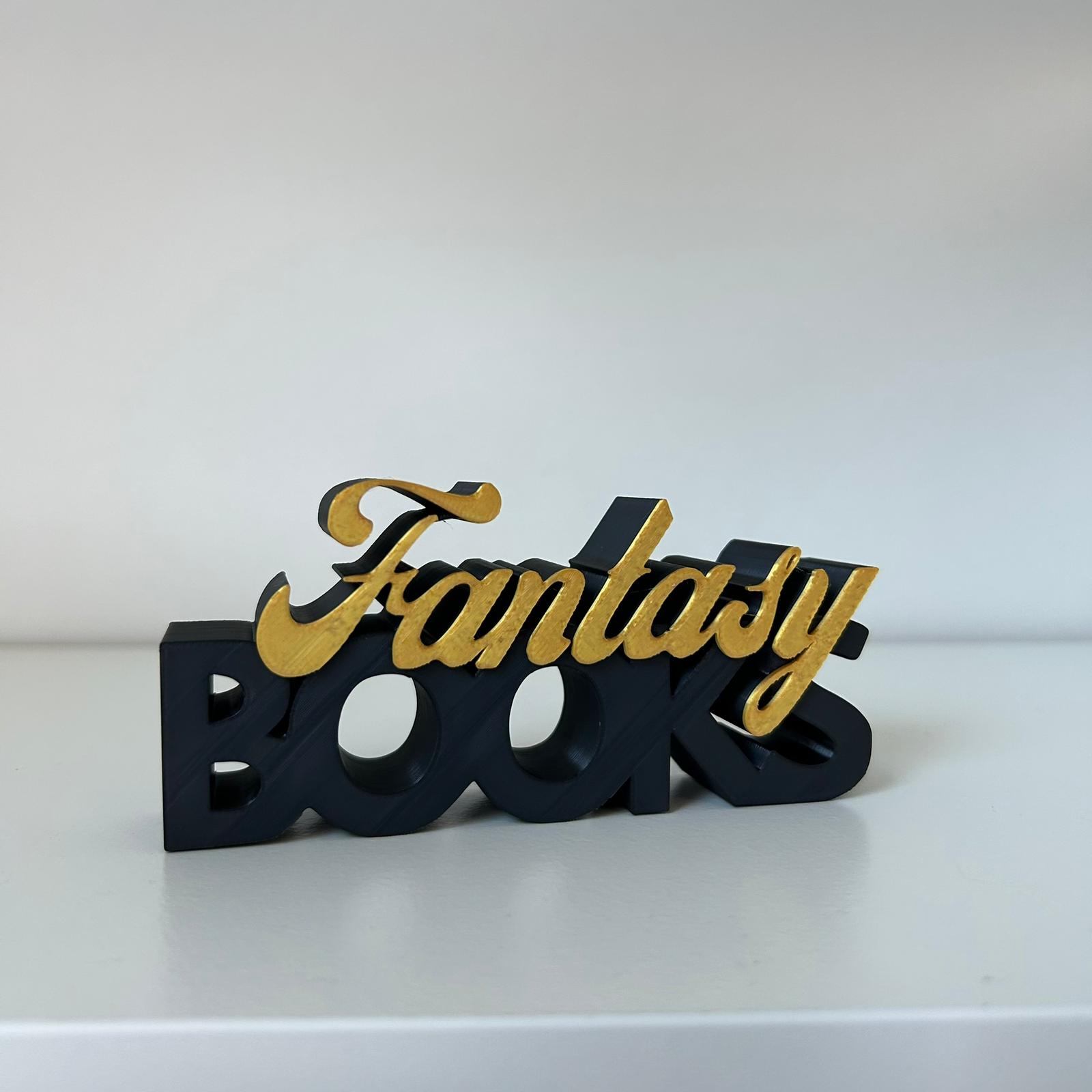 Word Art 'Fantasy Books'