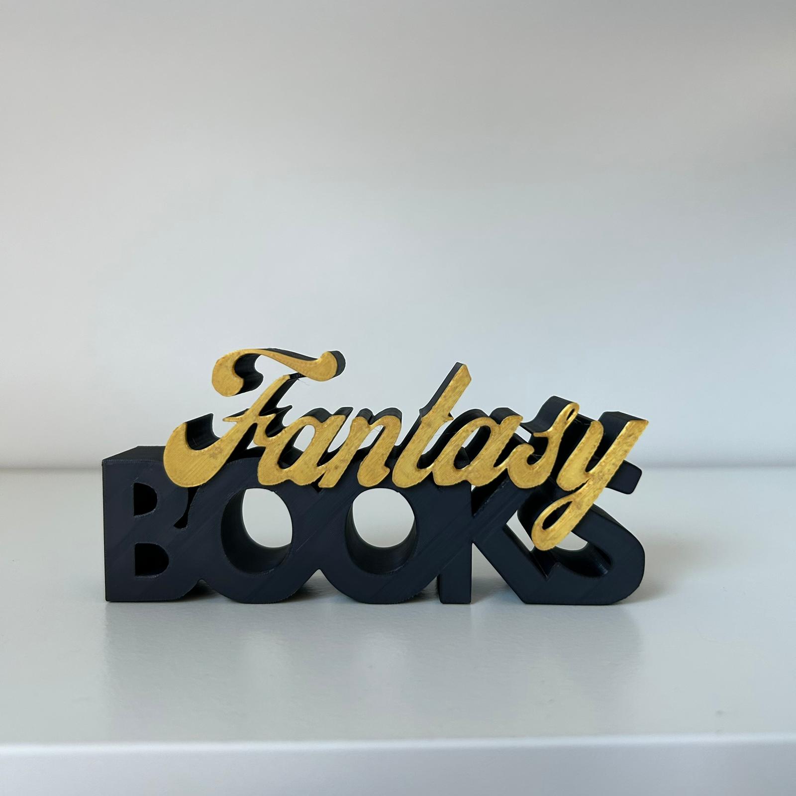 Word Art 'Fantasy Books'