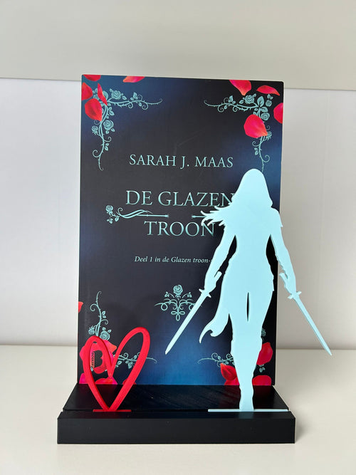 Boekensteun met Ornamenten - Glazen Troon Geïnspireerd