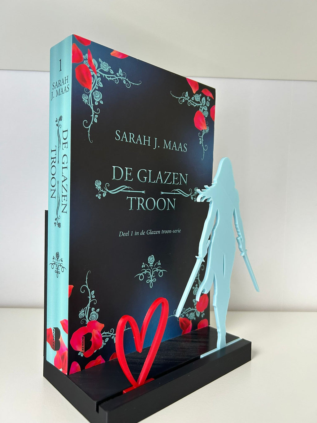 Boekensteun met Ornamenten - Glazen Troon Geïnspireerd