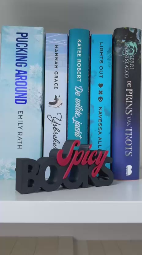 Word Art 'Spicy Books'